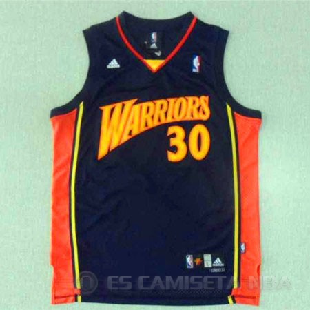 Camiseta retro Curry #30 Golden State Warriors Azul - Haga un click en la imagen para cerrar